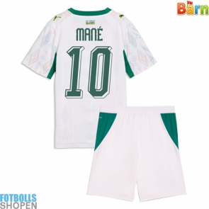 Billiga Senegal Sadio Mane #10 Hemmatröja Barn VM 2026 Kortärmad (+ Korta byxor)